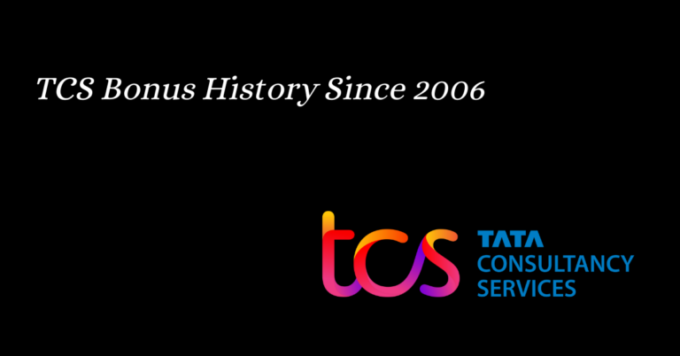 TCS Bonus History