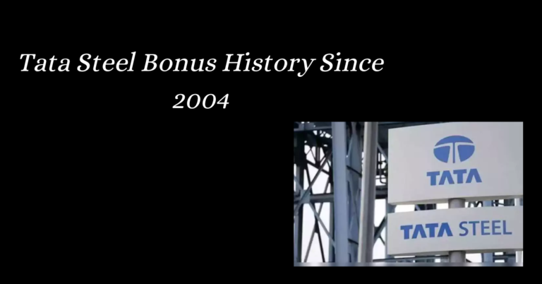 Tata Steel Bonus History Since 2004